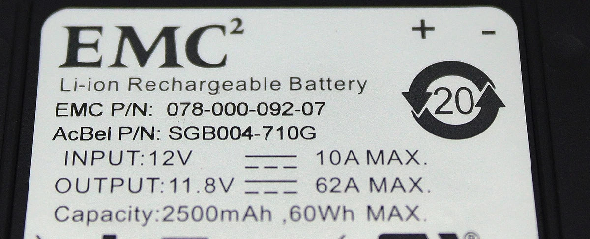 EMC 078-000-092-07 Battery Backup VNX5200 / VNX5400|157648291782