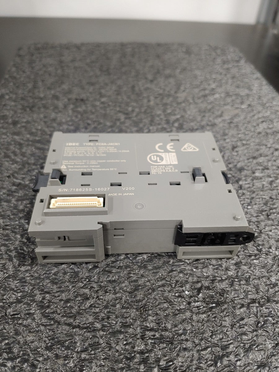 IDEC FC6A-J4CN1 FC6A MicroSmart PLC 4pt Universal Analog Input Module|388078034220