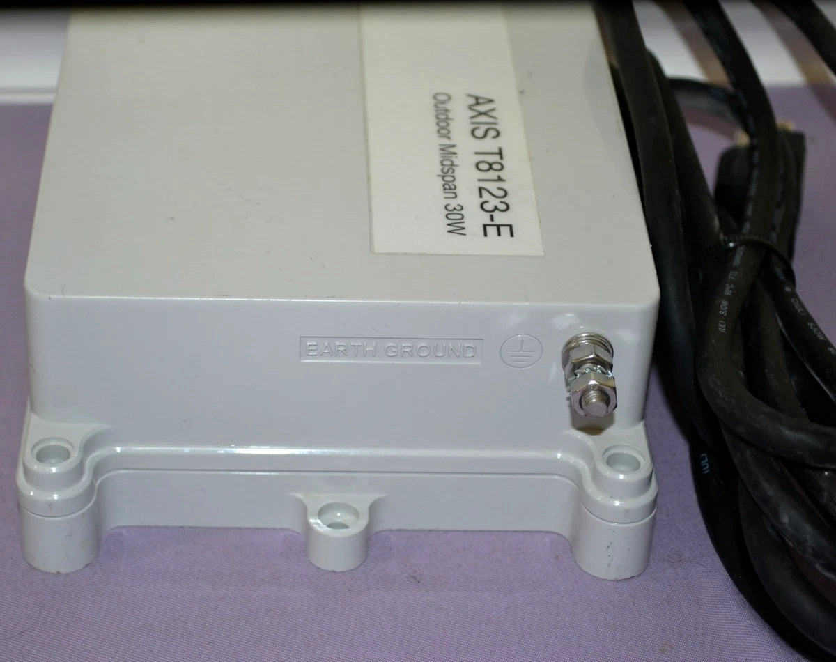 Axis T8123-E Outdoor Midspan 30W PoE With Injector, 1-Port,  IP66 Weatherproof|286683407848