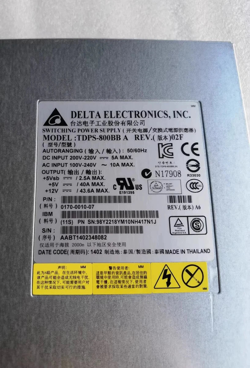 Genuine 98Y2218 44W8229 45W8841 for IBM V3500 V3700 V500 Server Power Supply|322606977773