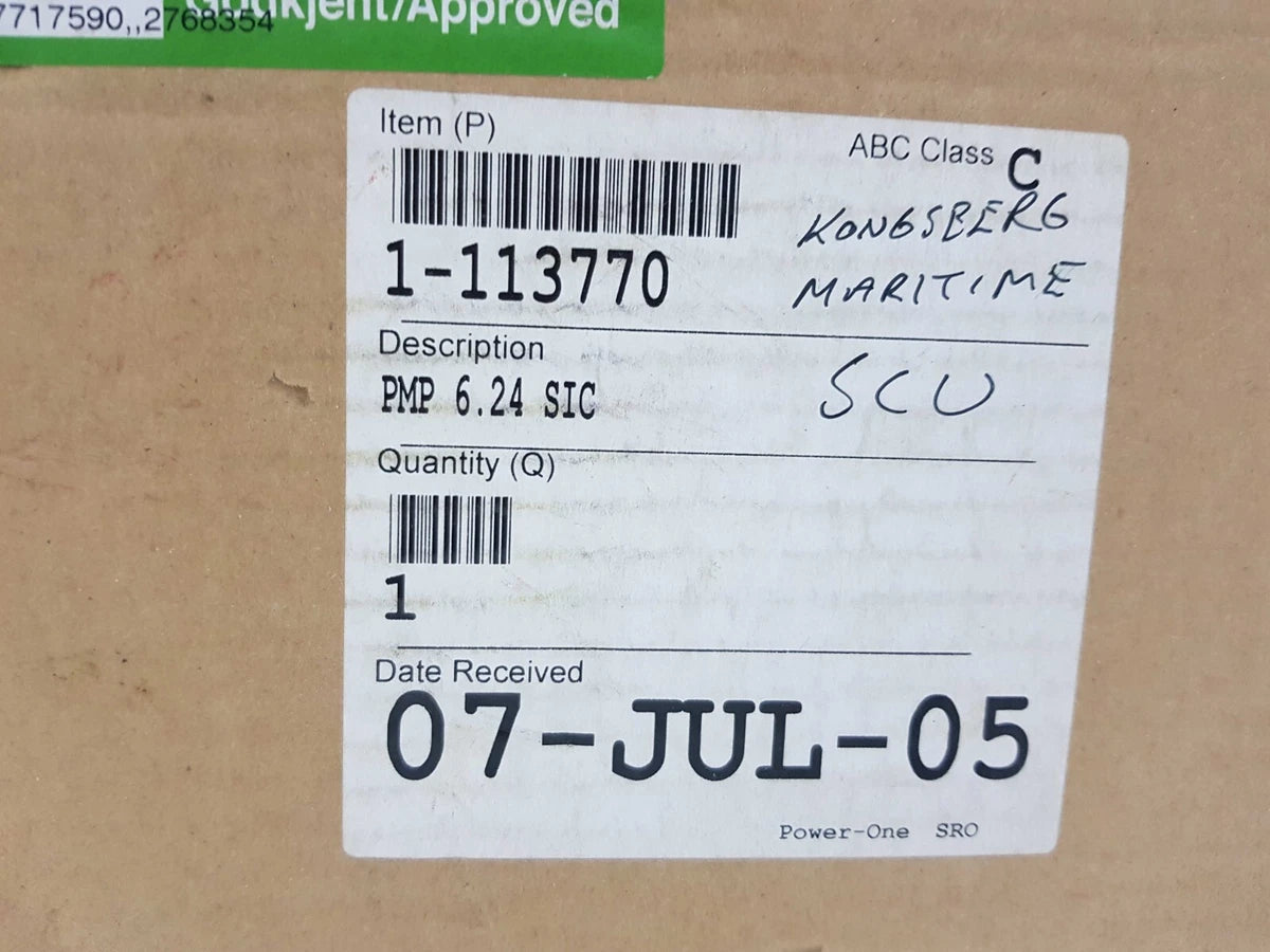 POWER ONE PMP 6.24 SIC POWER SUPPLY 1-113770 REV.109