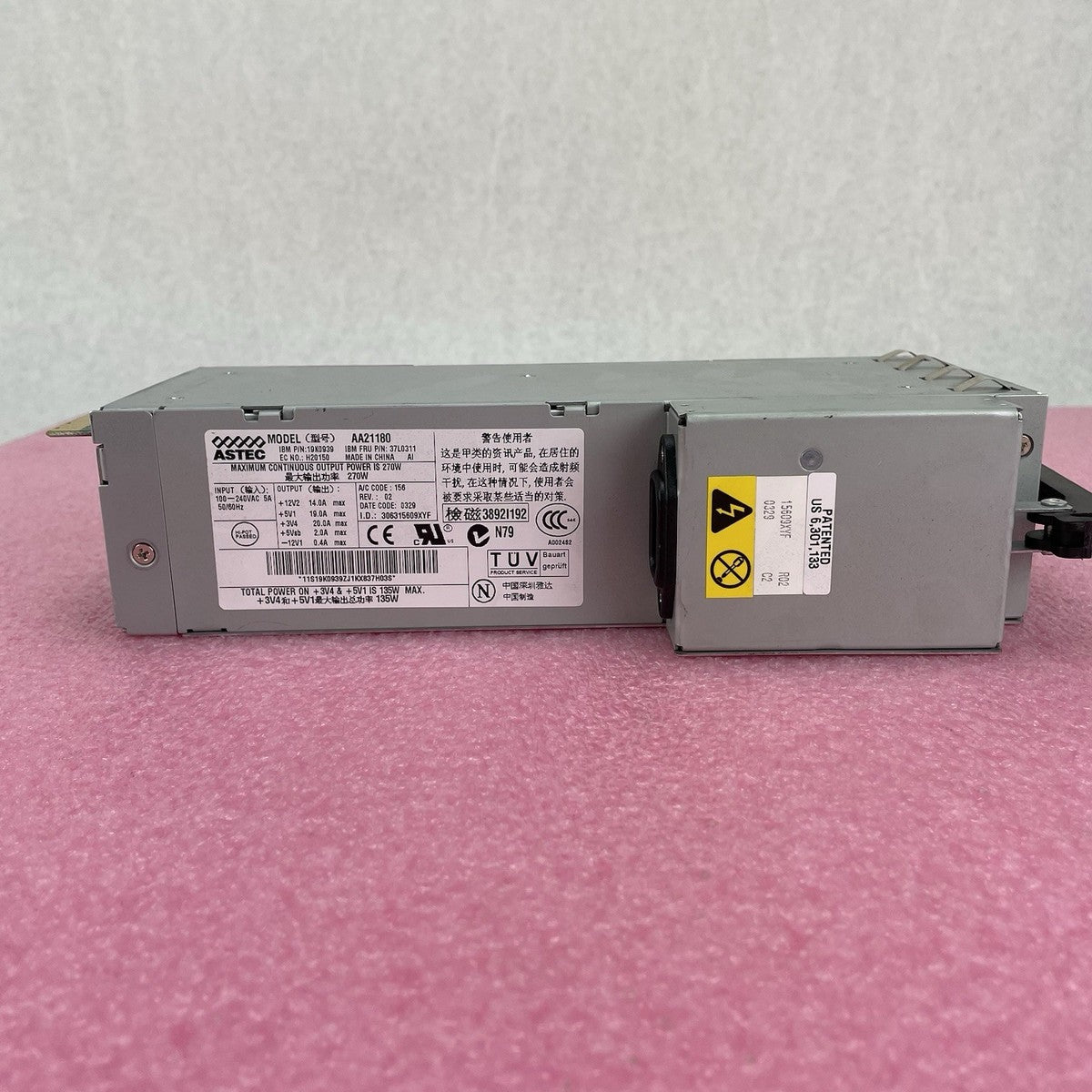 Astec AA21180 Server Power Supply for IBM 19KO939 37LO311 270W Power Tested|187869134414
