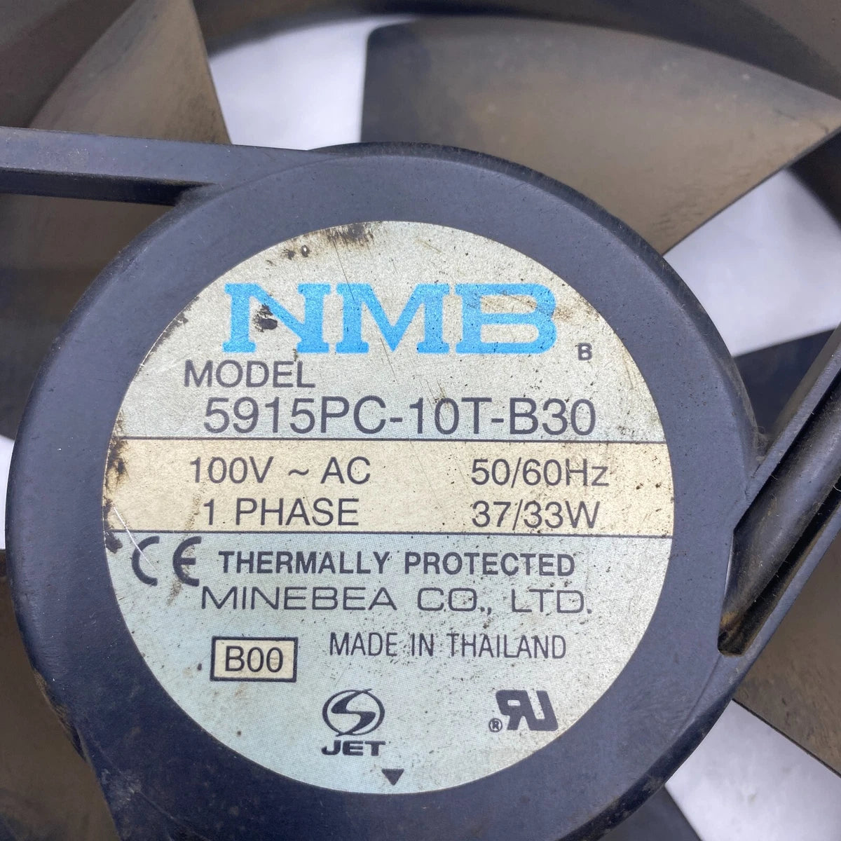 NMB MODEL 5915PC-10T-B30 COOLING FAN 100VAC 50/60HZ 1 PHASE 37/33W FAN|316202823339