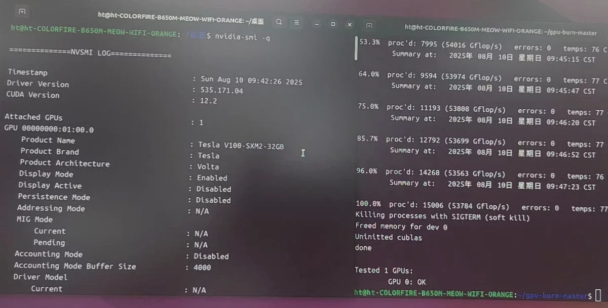 NVIDIA Tesla V100 32GB SXM2 GPU in Enclosure PCIe Adapter 8+8 Pin for AI|197718101833