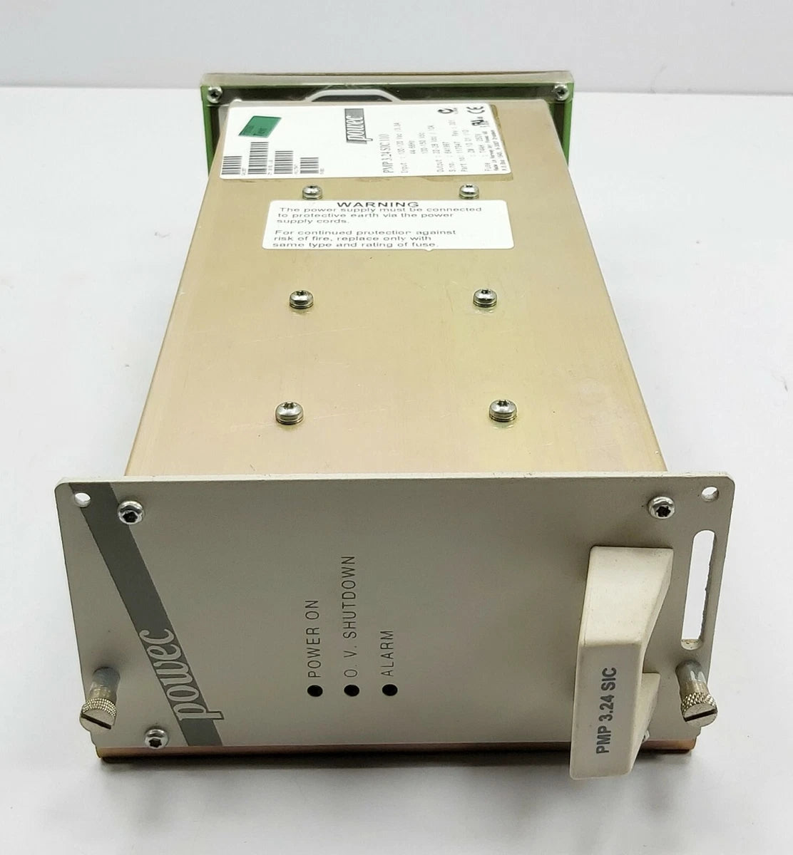 Powec PMP 3.24 SIC 117947 110 AC or DC Microprocessor Power Supply PCU