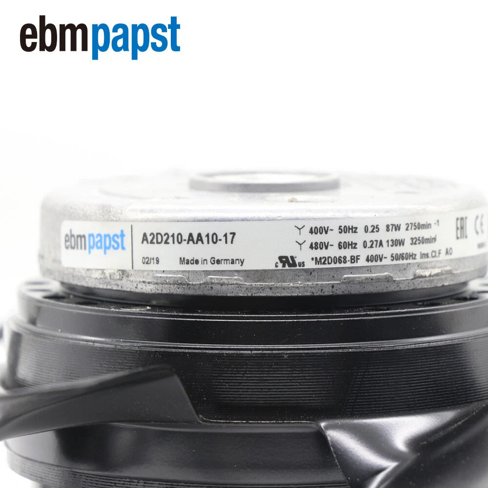 Ebmpapst A2D210-AA10-17 Axial Fan 400V 0.2A For Siemens Servo Motor Cooling Fan|401737576294