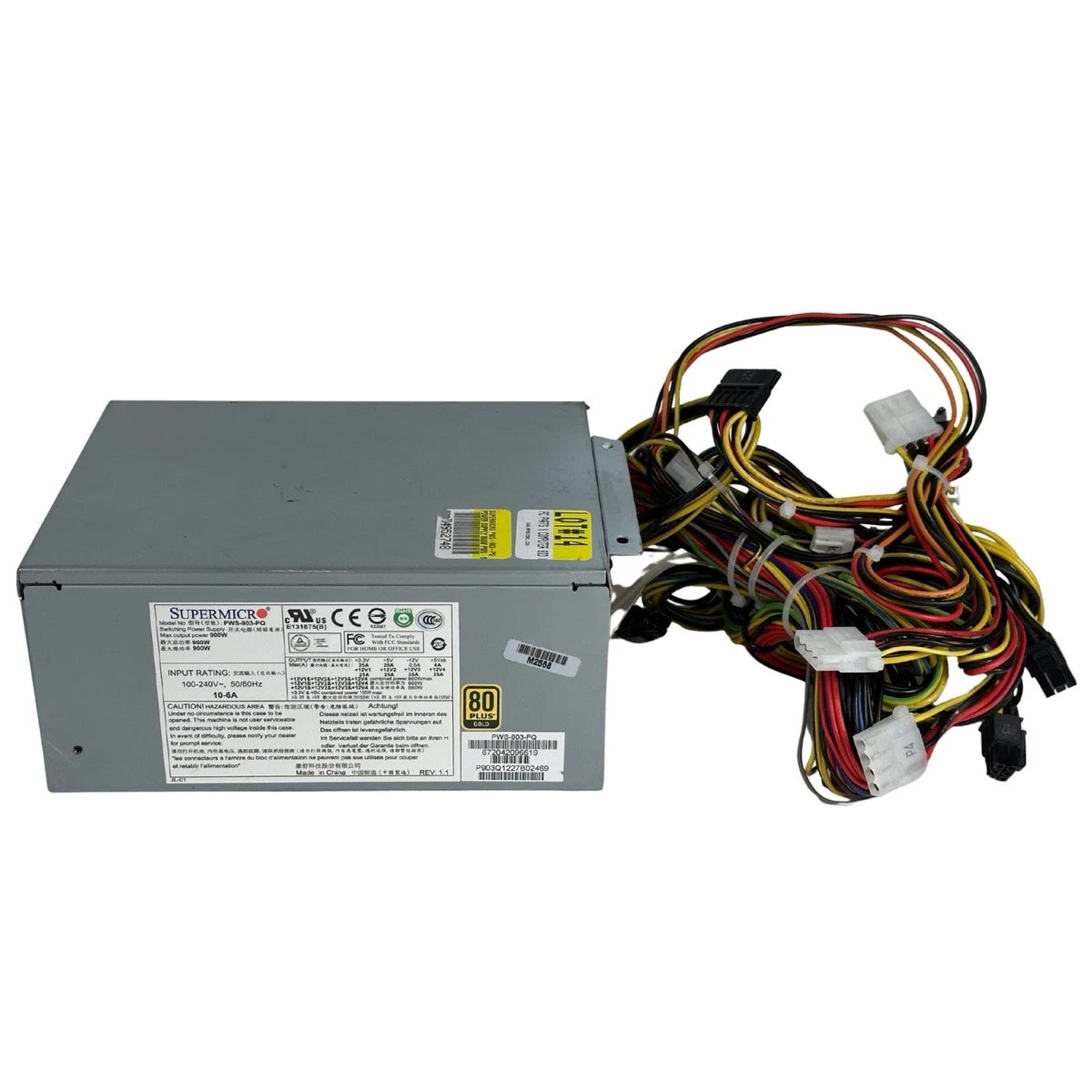 SuperMicro PWS-903-PQ 900W Switching Power Supply Unit 80 Plus Gold - Read|167912285649