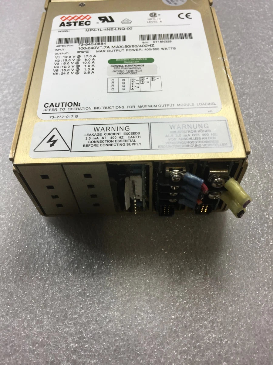 ASTEC MVP Series MP4-1L-4NE-LNQ-00 73-540-0884 Power Supply NO CABLES FREE S/H|185353915781