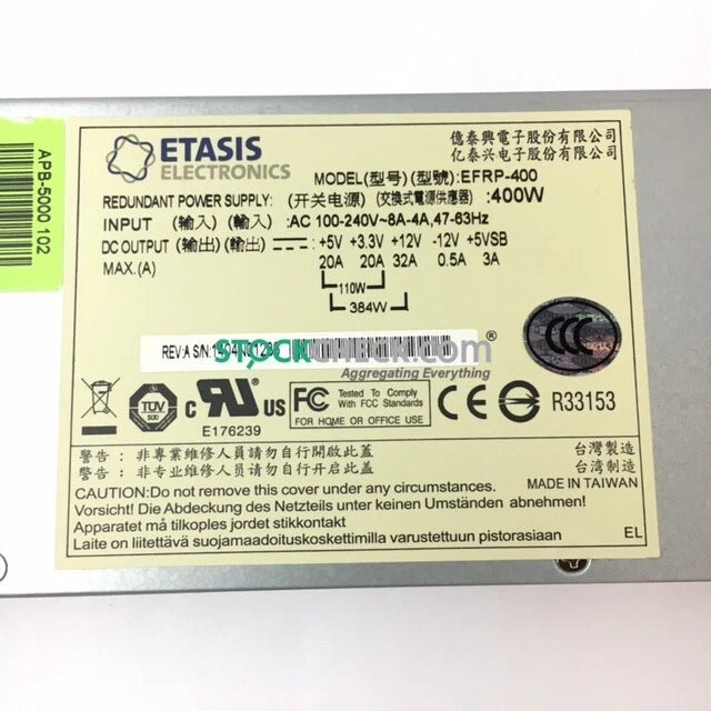 Etasis EFRP-400 Power Supply|256970320329