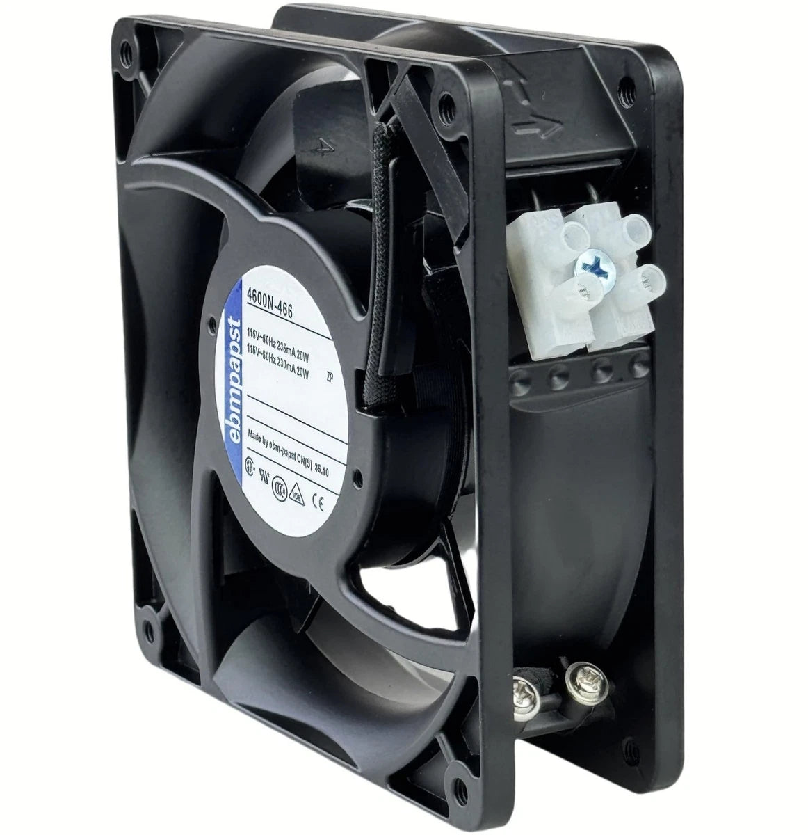 for ebmpapst 4600N-466 Axial Fan,115V 20W 106CFM Industrial Cooling Fan All-M...|389366100505