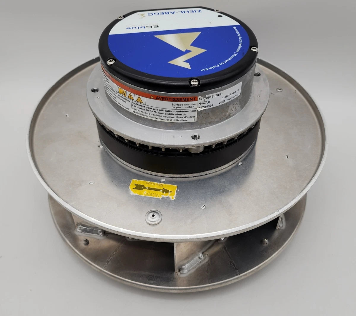 ZIEHL-ABEGG RH31C-ZID. DC 1R  113481, Centrifugal Fan *NDA AVAILABLE*|365963772526