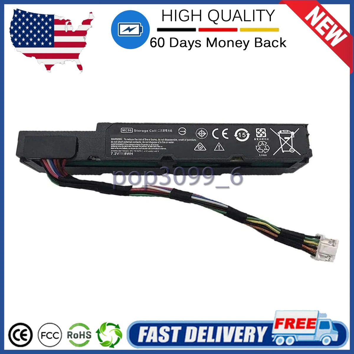 MC96 Laptop Battery for HP Smart Array P440AR P840AR Series Notebook 727260-002|127348807815