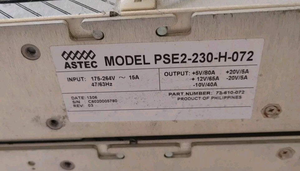 2x Emerson MVP SERIES MP1-3L-1L-1P-1P-30 ASTEC PSE2-230-H-072  P/N 73-690-4096|156505377490