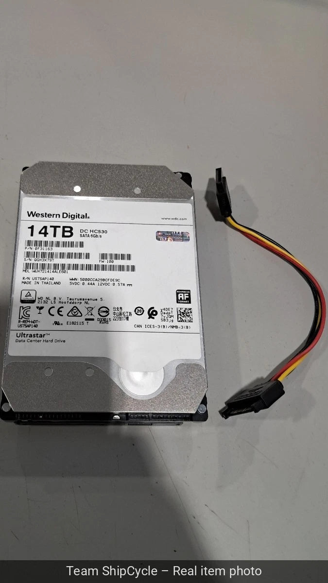 20 WD HC530 WUH721414ALE604 14TB SATA 6G 35 7200RPM Enterprise Hard Driv G2U|177644945285