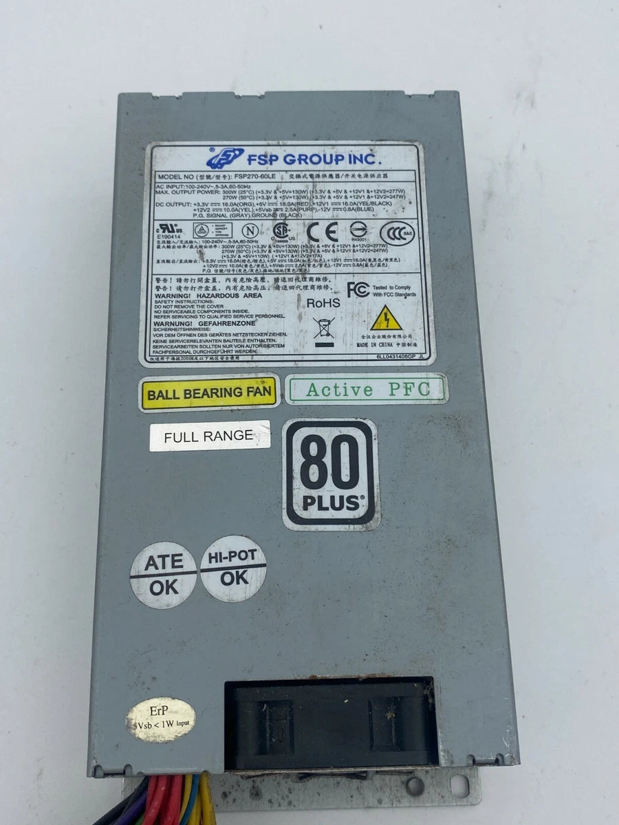 1Pc X FSP Group FSP270-60LE 270W Mini ITX 1U Server Power Supply Flex ATX|127601956450