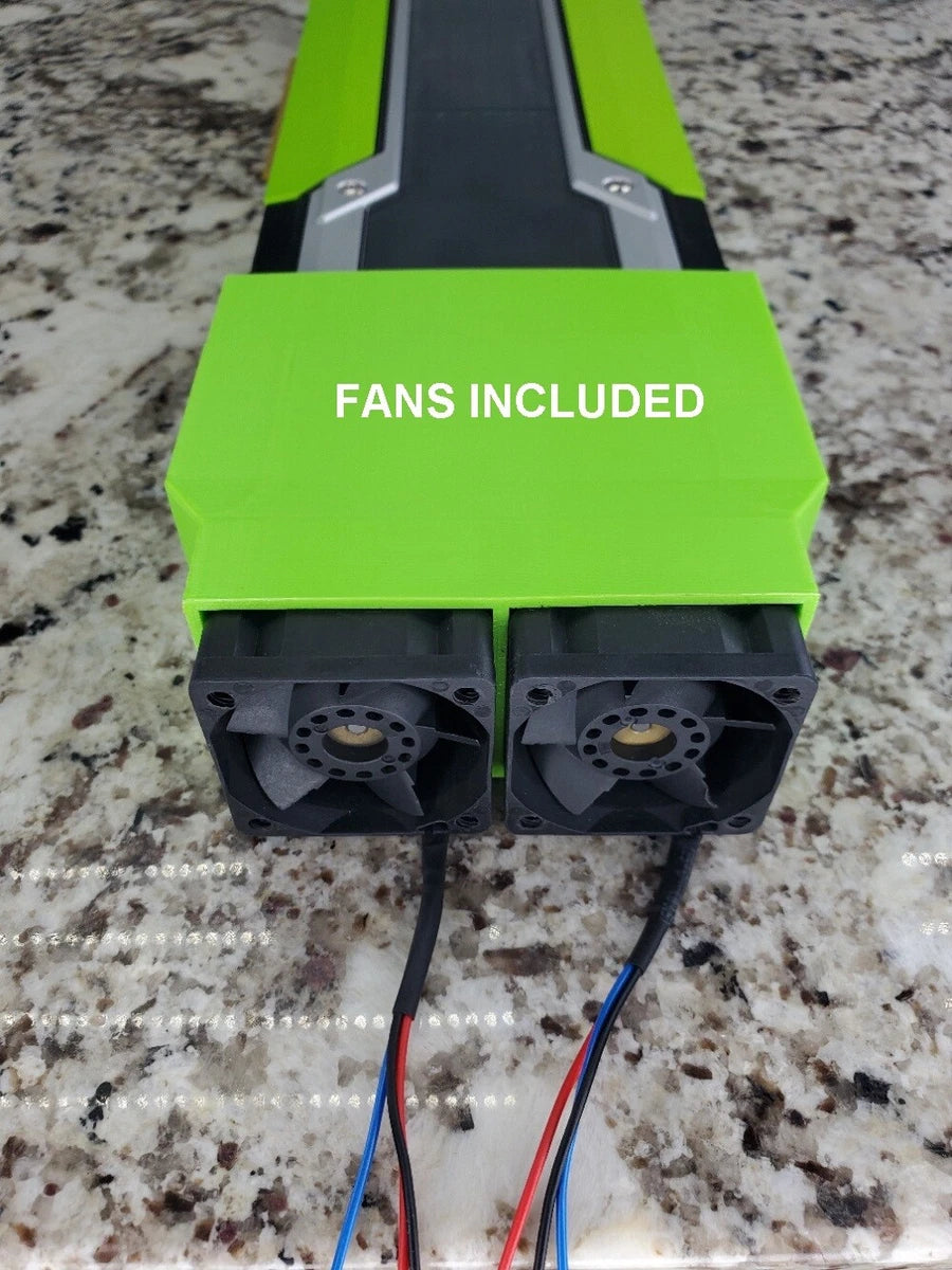 ALL IN ONE KIT Nvidia Tesla GPU Cooling Fan Shroud P40 P41 Accelerator Card AI|286377458039