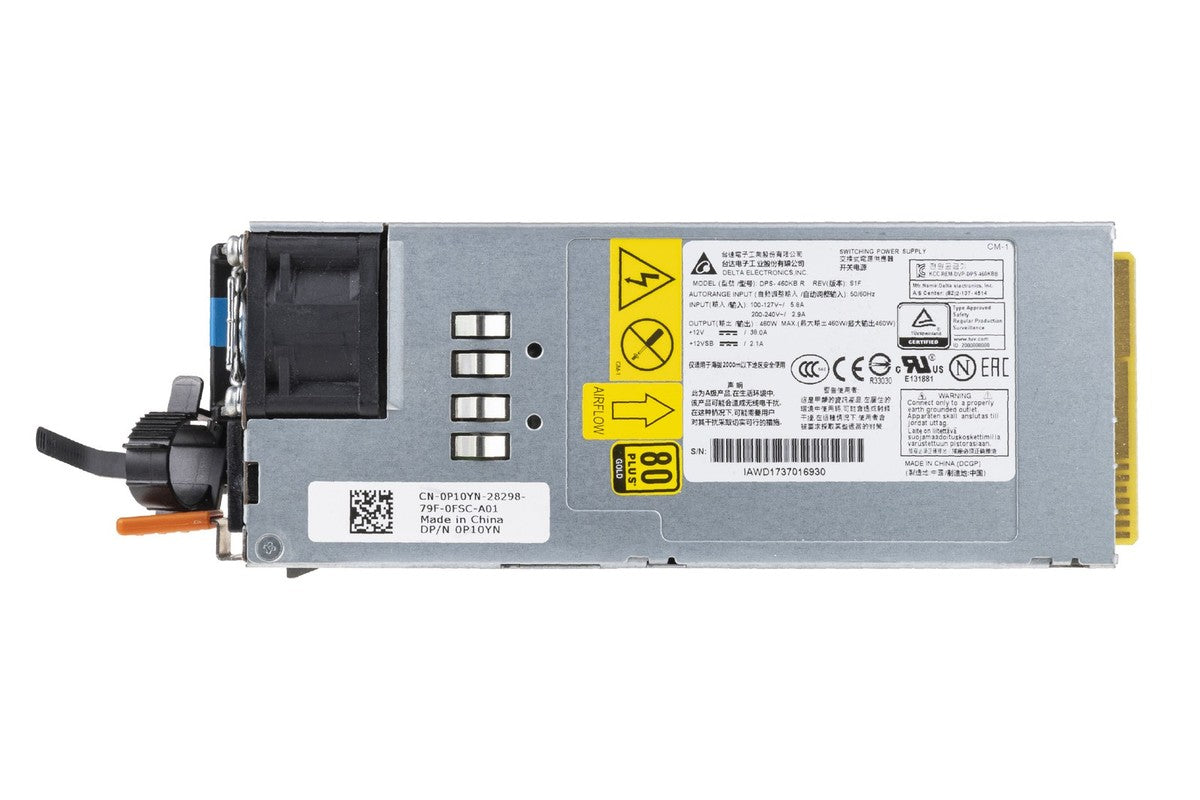 PSU Dell Delta 460W R2F Reverse Flow 100-240V AC 50/60MHz P10YN|356725486948