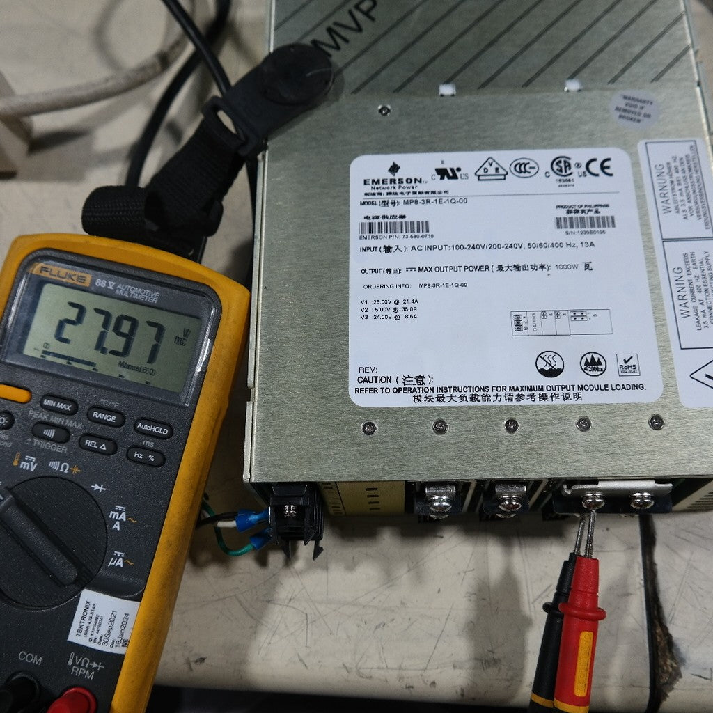 Emerson Network Power MP8-3R-1E-1Q-00 MVP Series Configurable Power Supply|205917762145