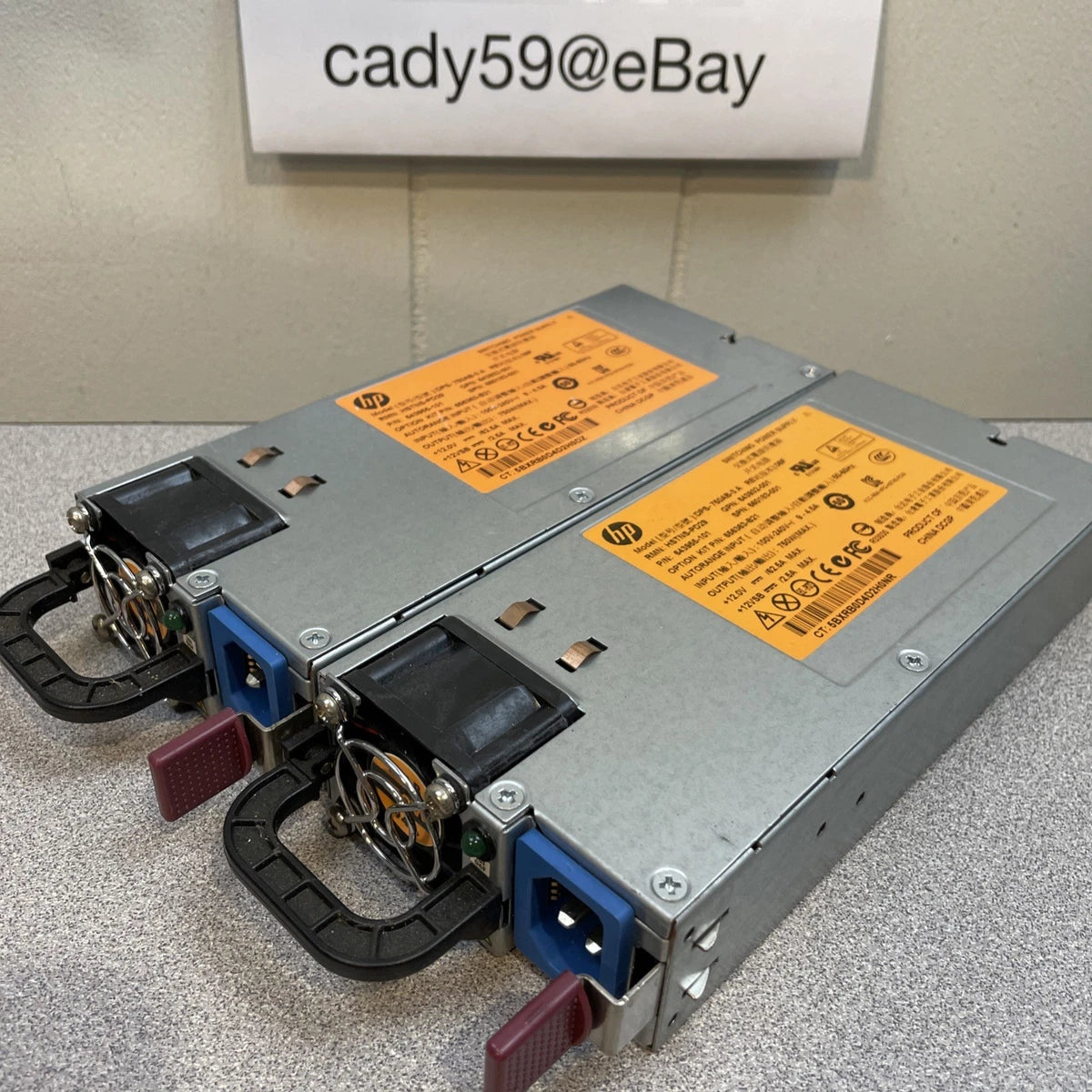 HP 643955-101 PSU DPS-750AB-3 643932-001 HSTNS-PD29 660183-001    LOT OF 2|336158485926