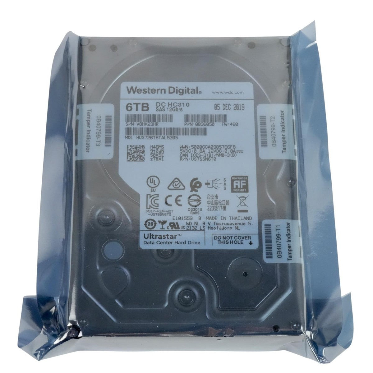 WD Ultrastar DC HC310 6TB 7.2K 3.5" SAS 12G SED TCG FIPS HUS726T6TAL5205 0B36050|306601072925