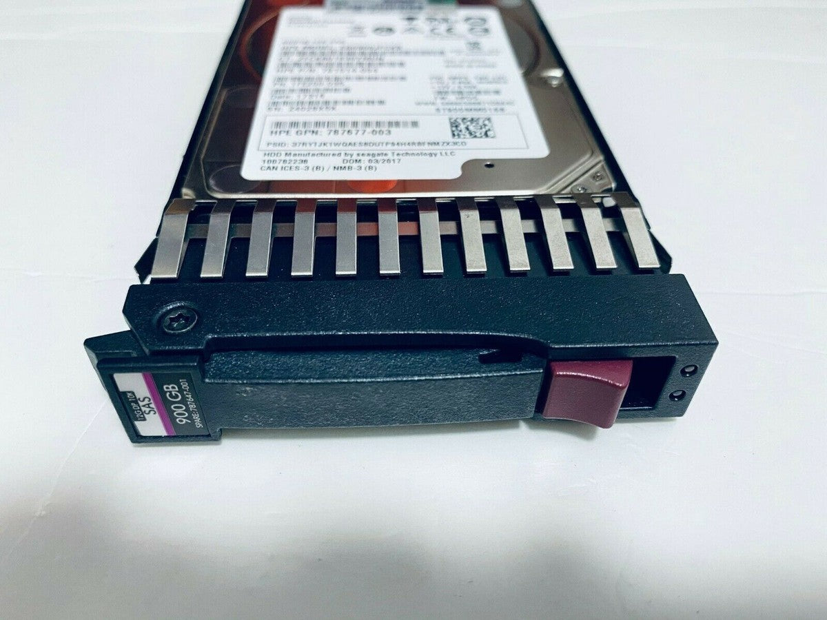 HP J9F47A 787647-001 900GB SAS 10K 2.5in 12Gbps MSA SFF ENT HDD Hard Drive|357886903480