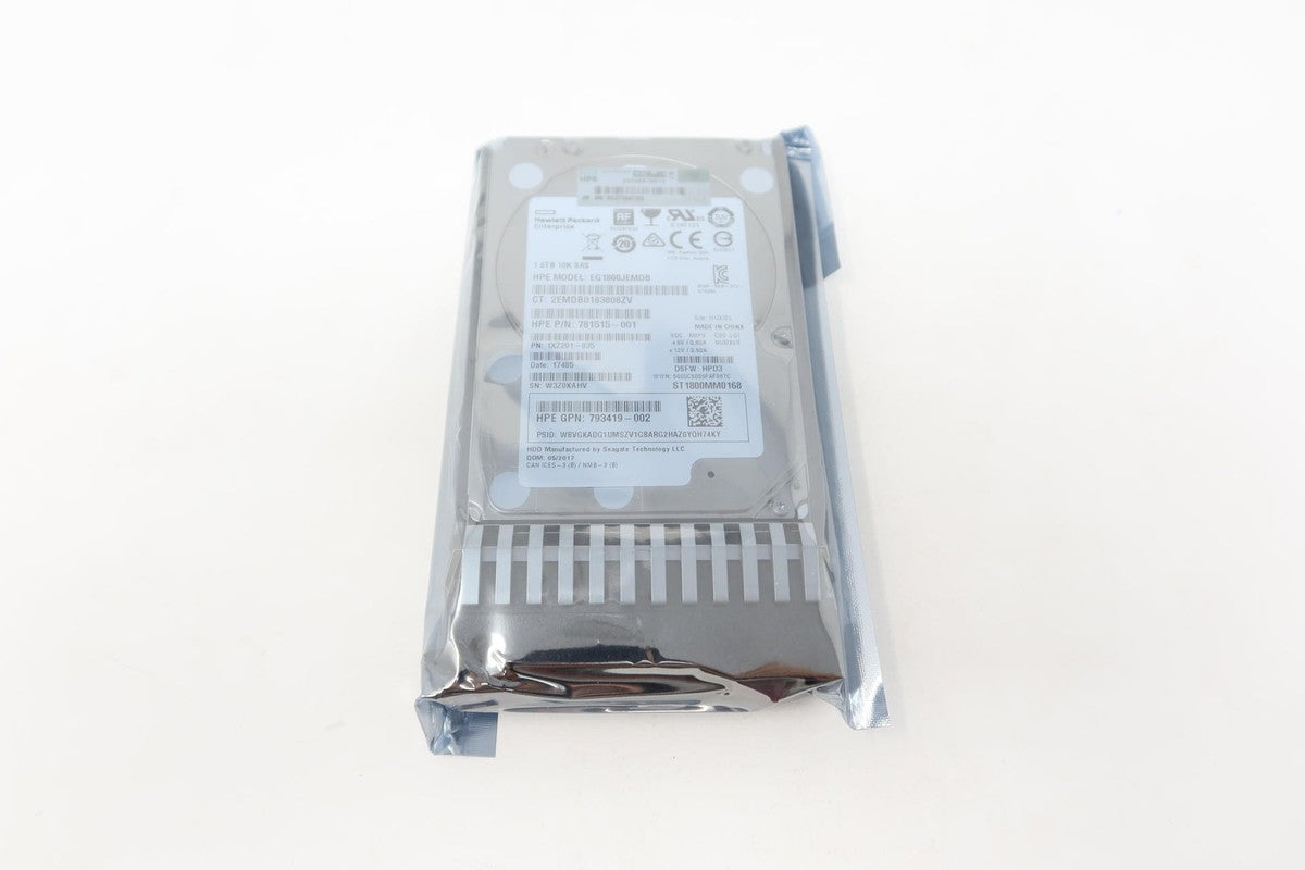 J9F49A HPE MSA 1.8TB 12G SAS 10K SFF 2.5" DP 512e ENT HDD 787649-001|266980404478