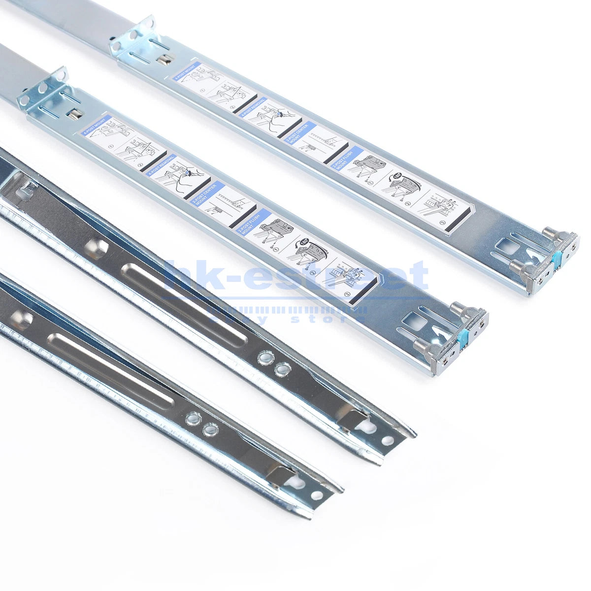 53D7M W874K X632K FOR DELL STATIC READYRAILS RAIL KIT 1U POWEREDGE R620 R630 OEM|185562869682