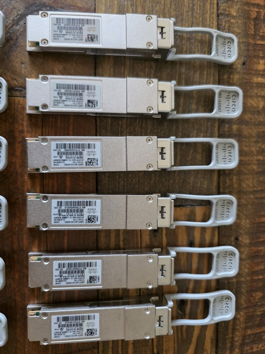 Cisco QSFP-40/100-SRBD Transceiver Module Lot of 12