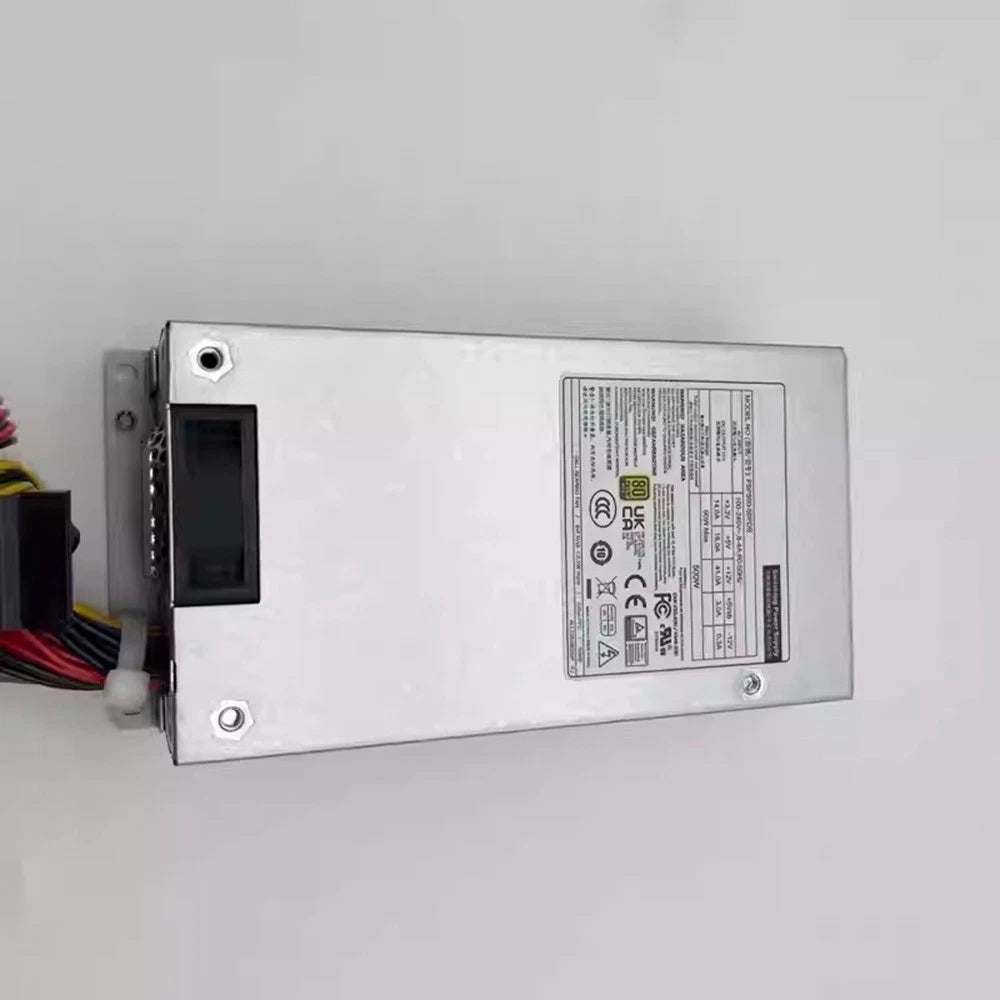 500W UL 1U 80 Plus Gold For FSP Industrial Quiet Fan Enclosed