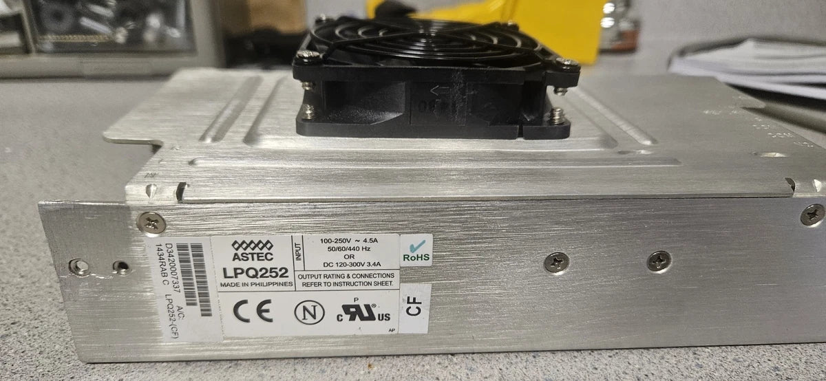 Astec LPQ252 Power Supply 100-250VAC 4.5A 50/60/440 Hz|197638428221