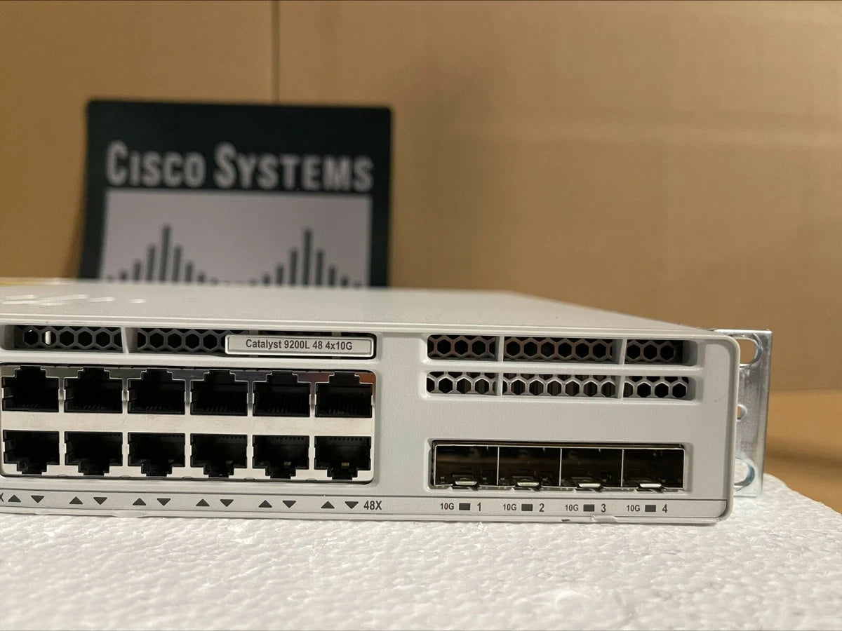 Cisco Catalyst C9200L-48T-4X-E Catalyst 9200L-Series 48-Port Switch|297196718365