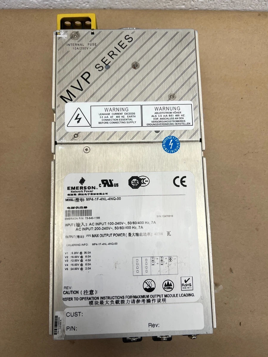 Emerson MP4-1F-4NL-4NQ-00 MVP Series Internal Fuse|126753839485