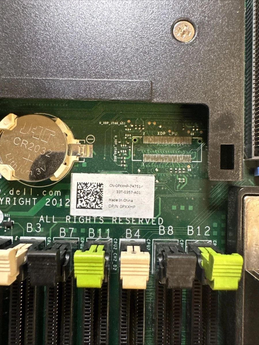 Dell PowerEdge R620 0PXXHP MOTHERBOARD  with heatsinks/5CT6D/FM487|286828280086