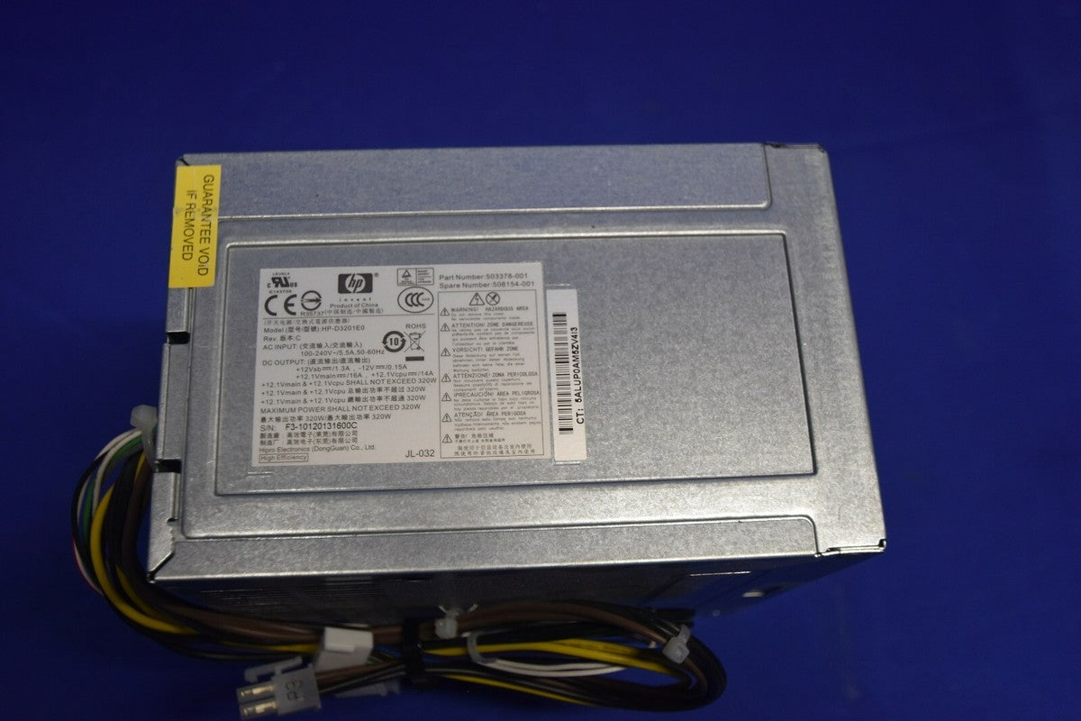 HP 8000 Elite 320 Watt Power Supply 503378-001 508154-001 PS-4321-9HA|114758829632