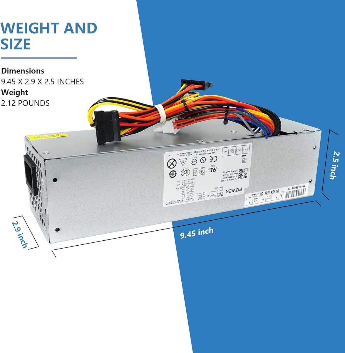 H240AS-01 H240AS-00 L240AS-00 2TXYM 3WN11 240W Optiplex 7010 SFF Power Supply fo|376455764522