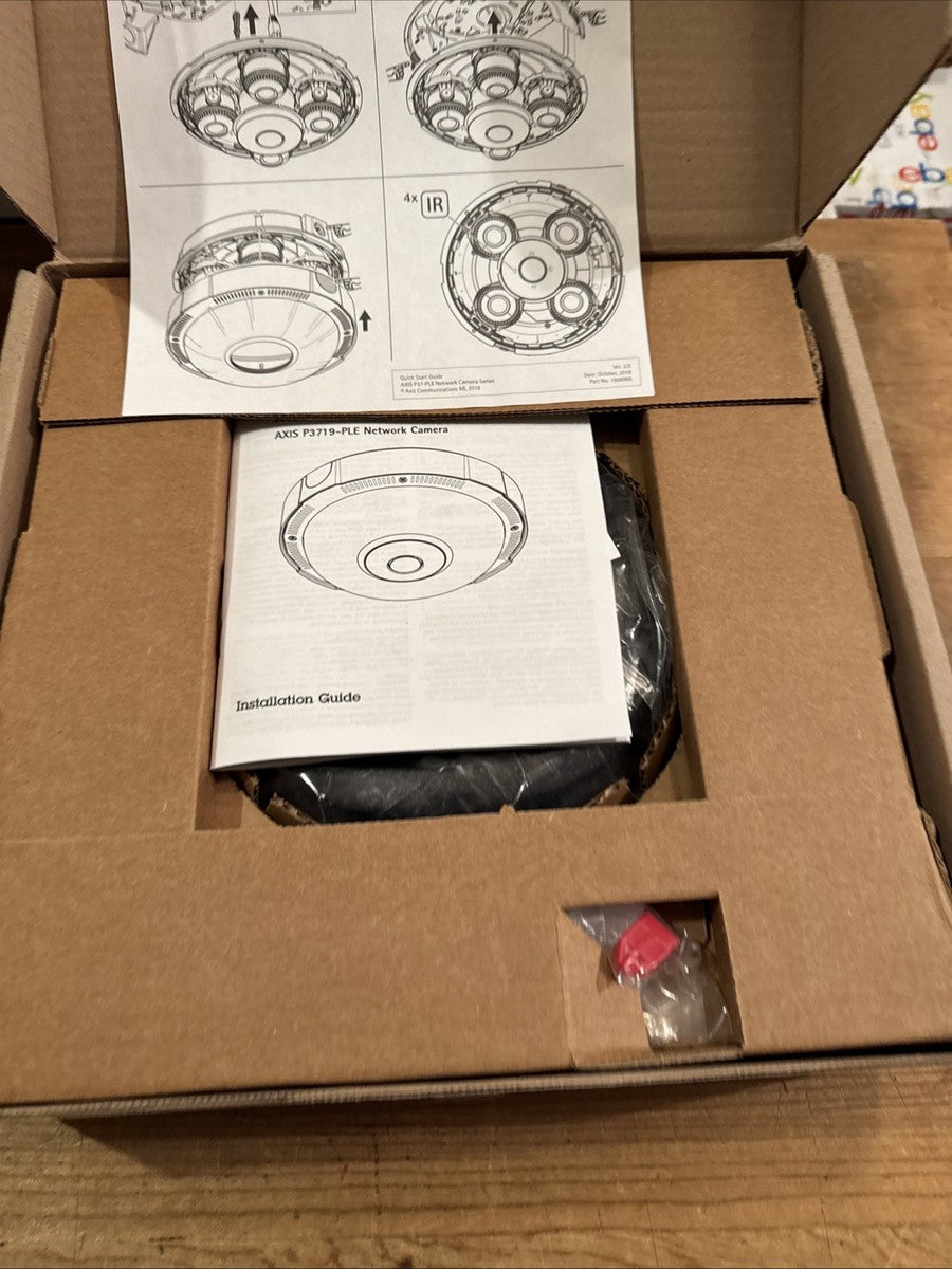 Axis P3719-PLE Network Camera New Open Box