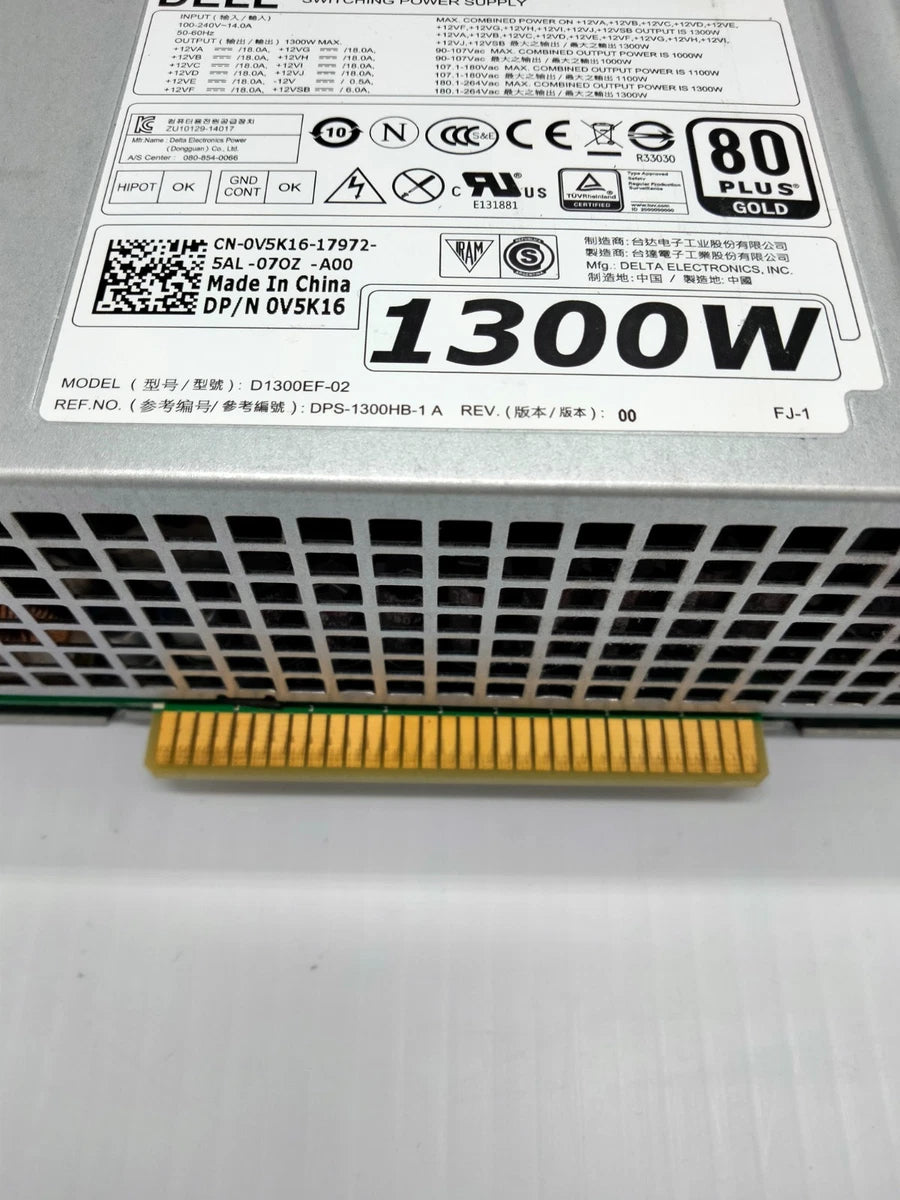 Dell Precision 1300W Power Supply D1300EF-02 0V5K16