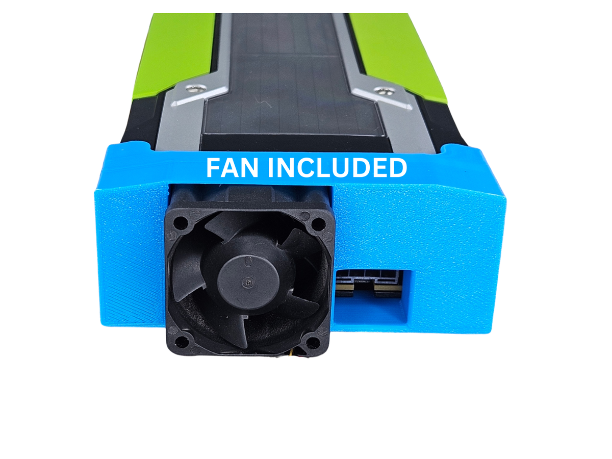 Nvidia Tesla GPU Cooling Fan Shroud K60 M40 P100 Accelerator Card EXTRA SMALL AI|285553506184