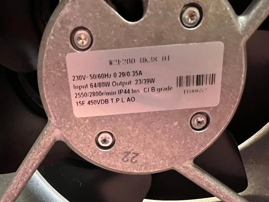 Ebm Papst Fan W2E200-HK38-01 Axial Fan 230VAC 80W Cabinet Cooling Fan 225*80MM|176288142671