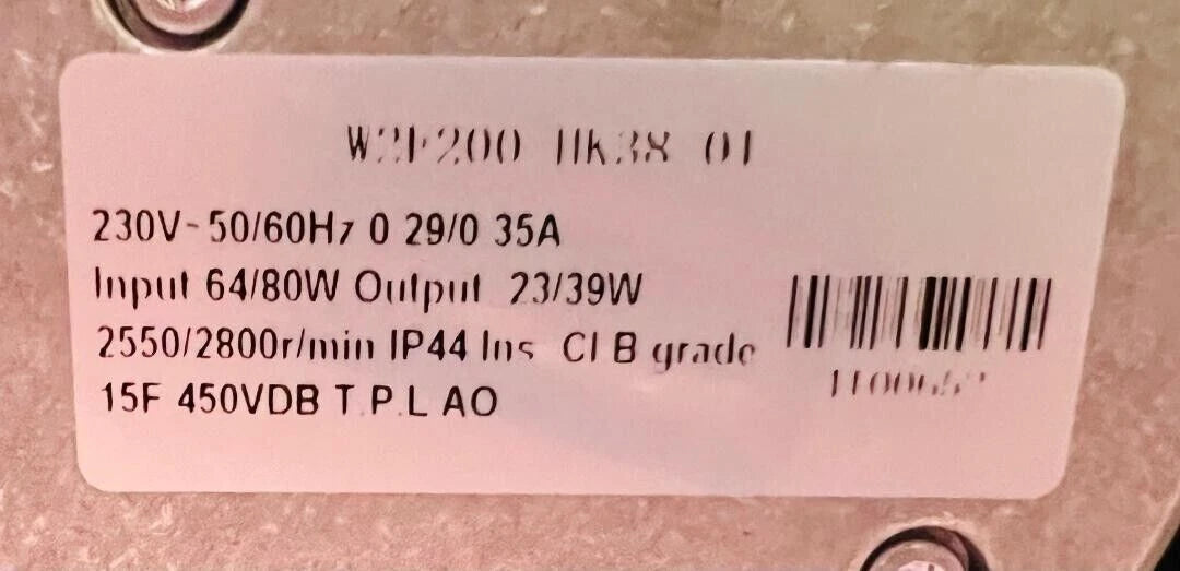 Ebm Papst Fan W2E200-HK38-01 Axial Fan 230VAC 80W Cabinet Cooling Fan 225*80MM|176288142671