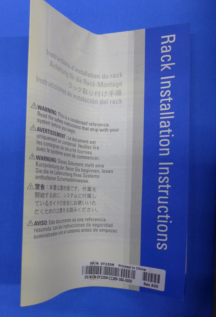 NEW Dell PowerEdge R620 1U A8 Static Rail Kit 53D7M|267420390049