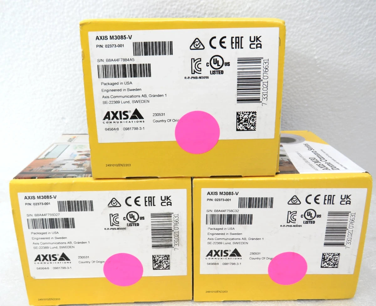 * Axis M3085-V 2MP Dome Camera With WDR 02373-001 (FACTORY SEALED) [CTOKT]|157521727721