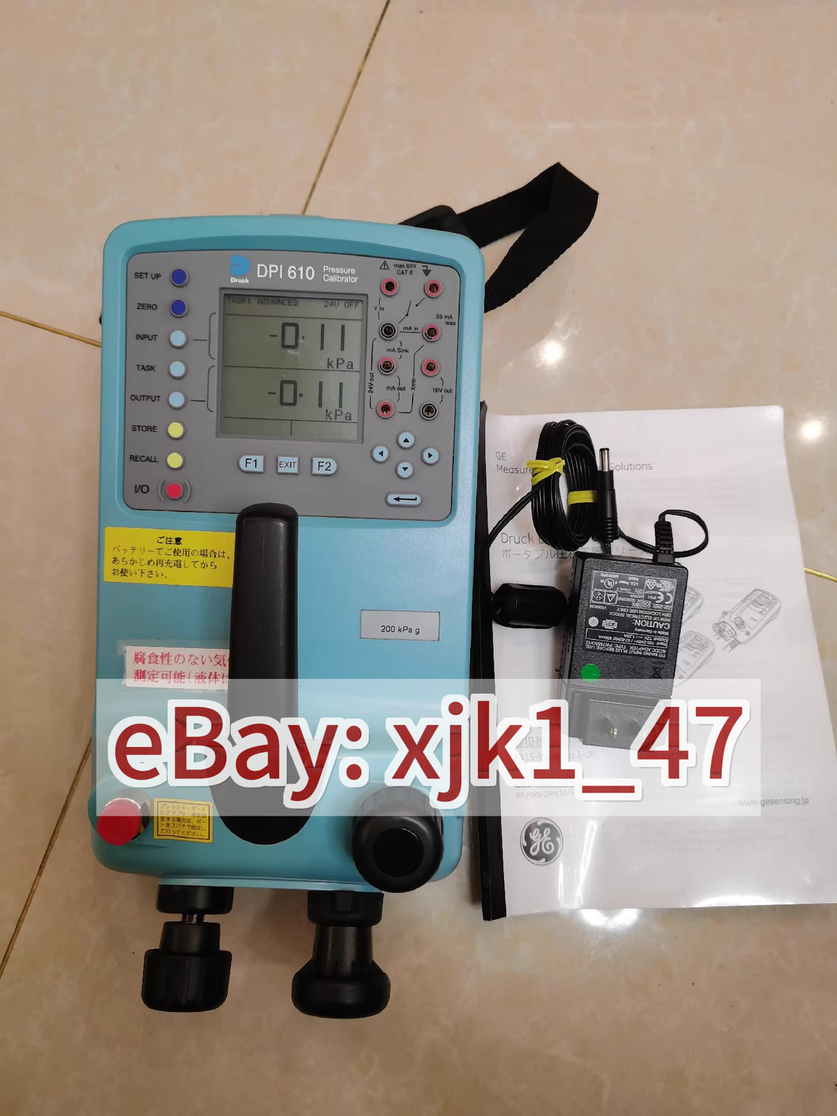 USED Druck DPI 610 Portable Pressure Calibrator used Fast shipping