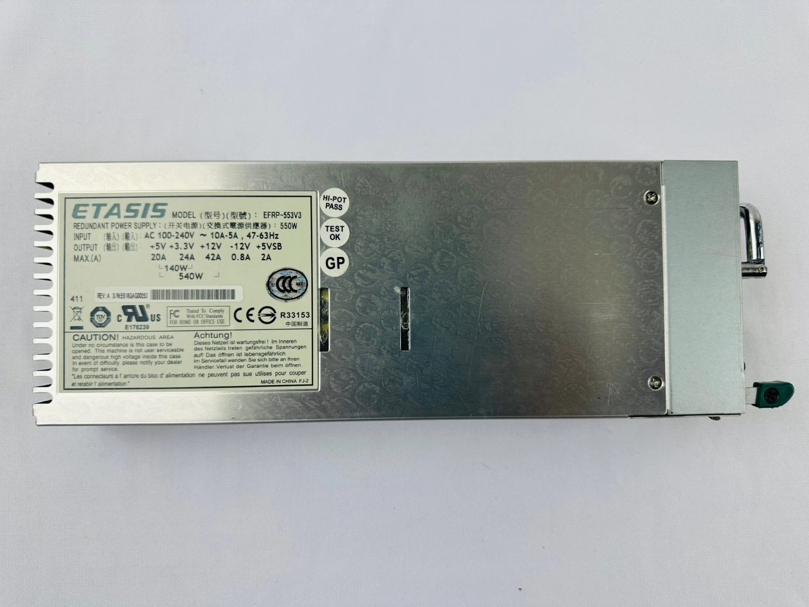 Etasis EFRP-553V3 Redundant Power Supply|267350641800