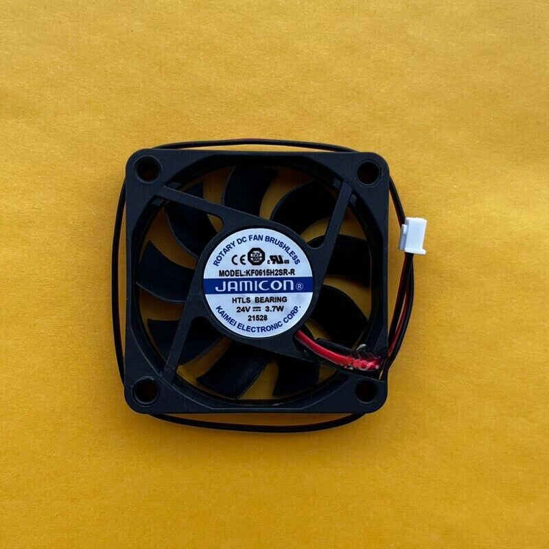 1 Pcs For JAMICON KF0615H2SR-R 6015 DC24V 3.7W 6CM 2-Wire Cooling Fan|389266846618