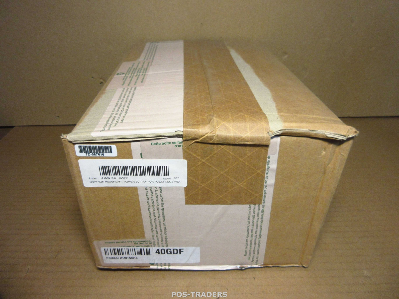 Dell 40GDF 450-Watts 80 Plus Bronze Non Hot-Pluggable Power Supply PSU IN BOX