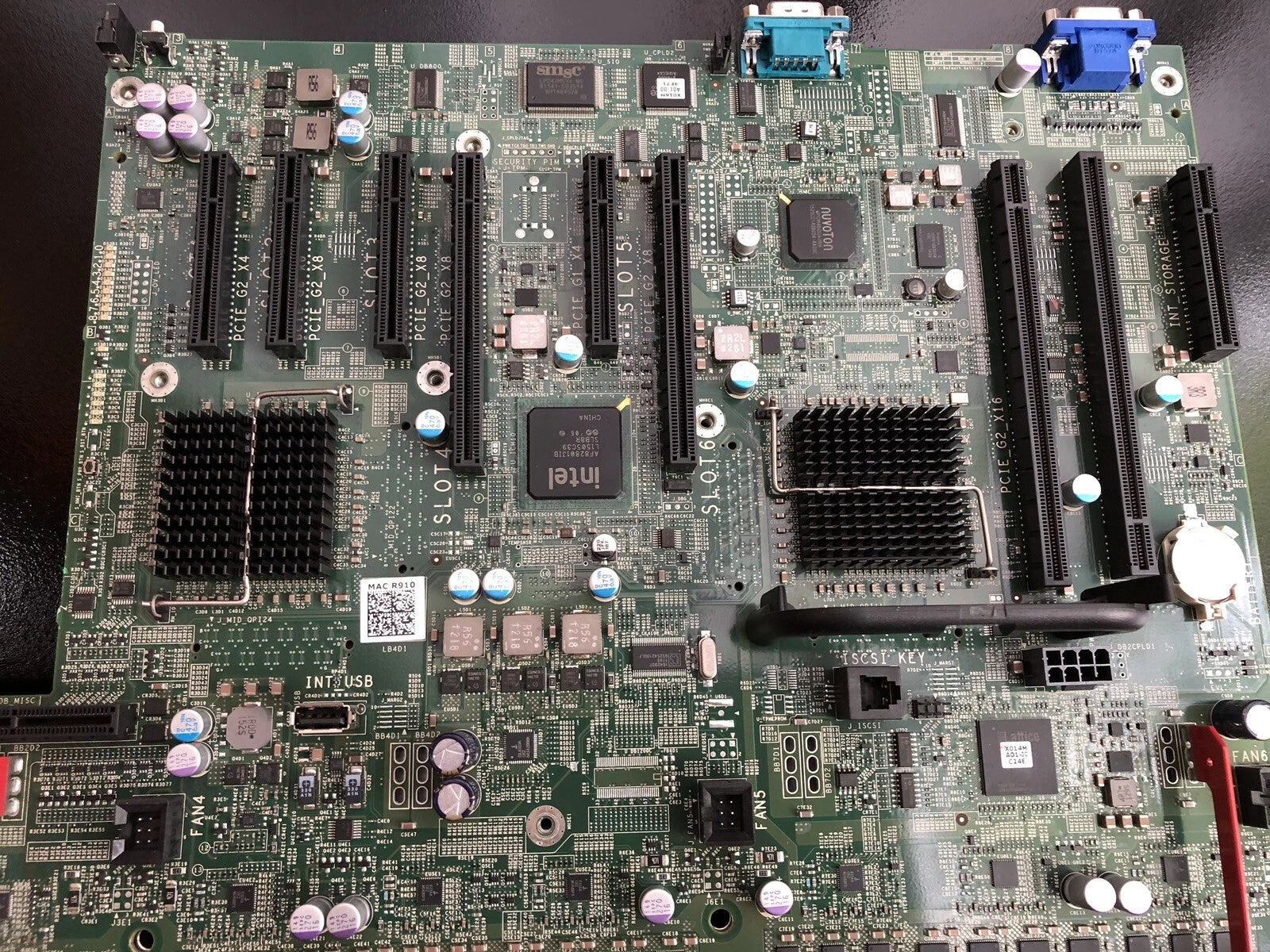 DELL POWEREDGE R910 0KYD3D 4-CPU PROCESSOR MOTHERBOARD 0P658H - NO CPU NO RAM