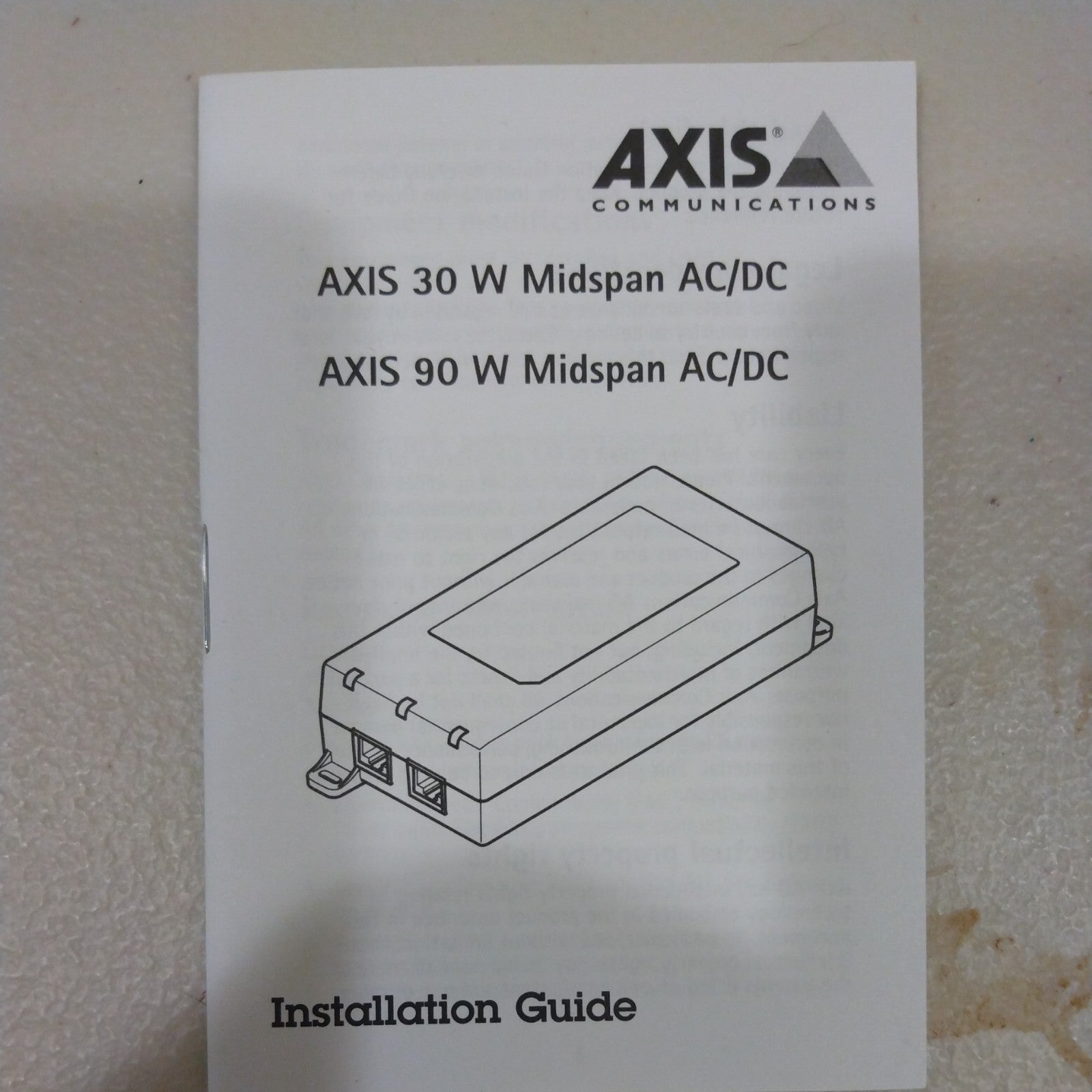 AXIS 30 W MIDSPAN NEW OPEN BOX|389297975264