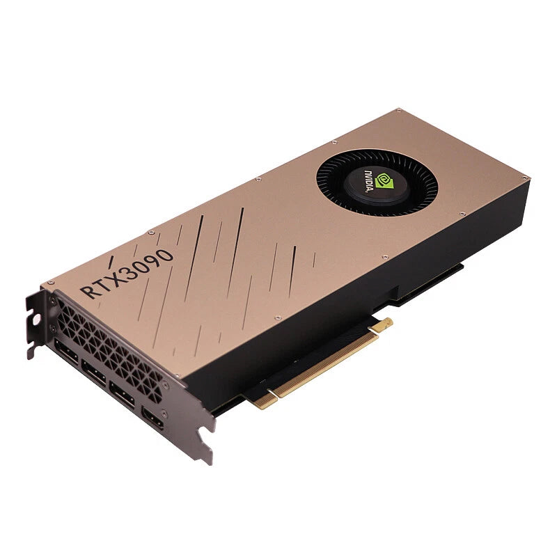 NVIDIA AMPERE accelarator GEFORCE RTX3090 24G turbo AI deep learning GPU|335121076768
