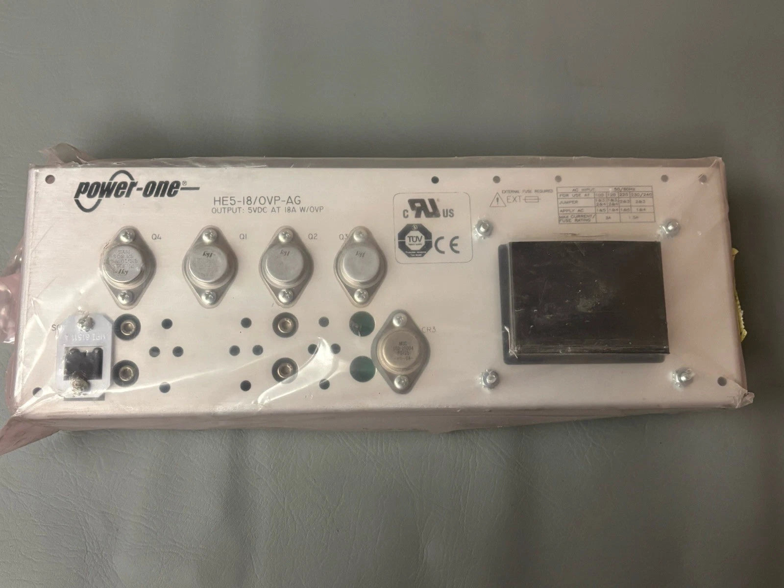 Power One HE5-18 OVP-AG DC Power Supply